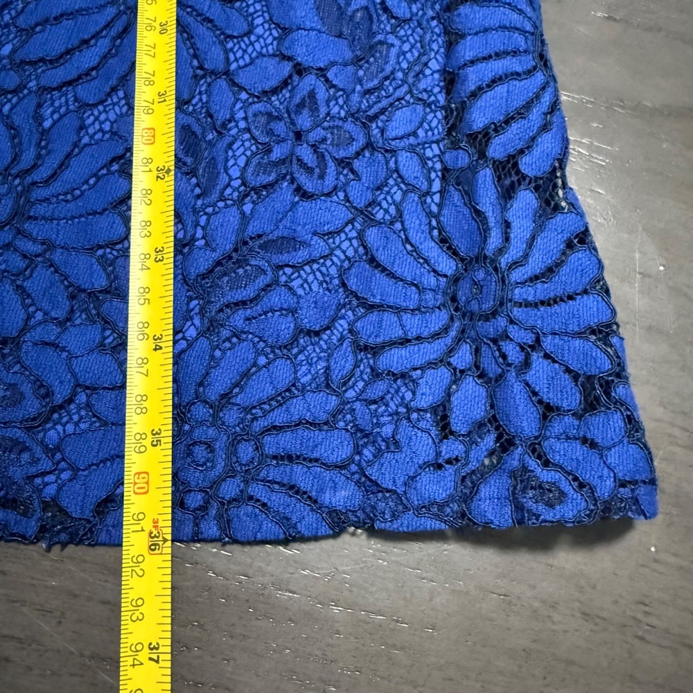 Tommy Hilfiger Women’s Sleeveless Blue Lace Lined Dress Size 6 - Picture 9 of 12